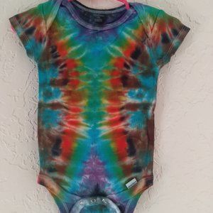 Homemade tie dye baby onesie 6-9months